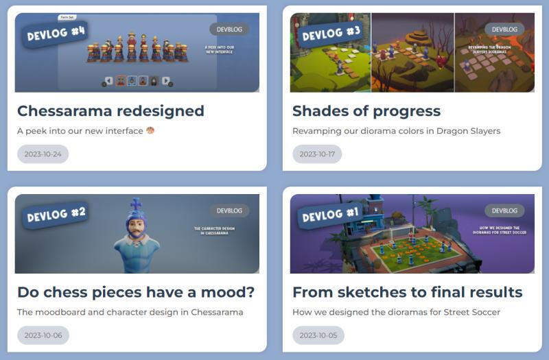 Devlogs (link)