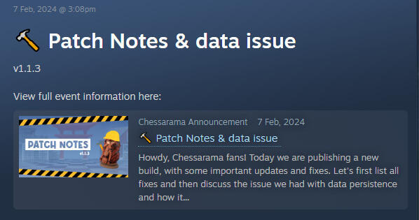 Patch Notes (link)