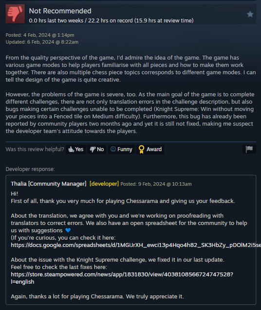 Responding de Review Negativo