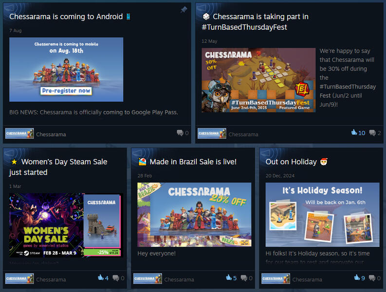 Steam Events