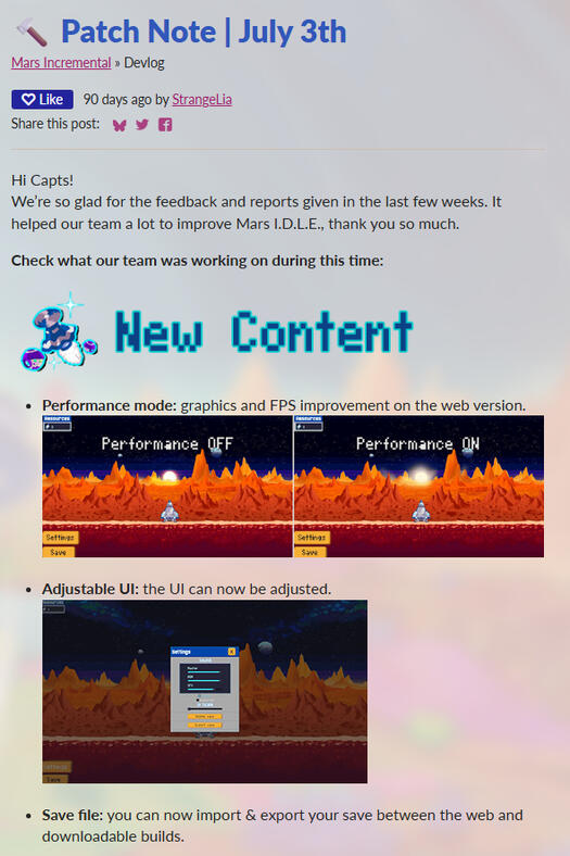 Patch Notes