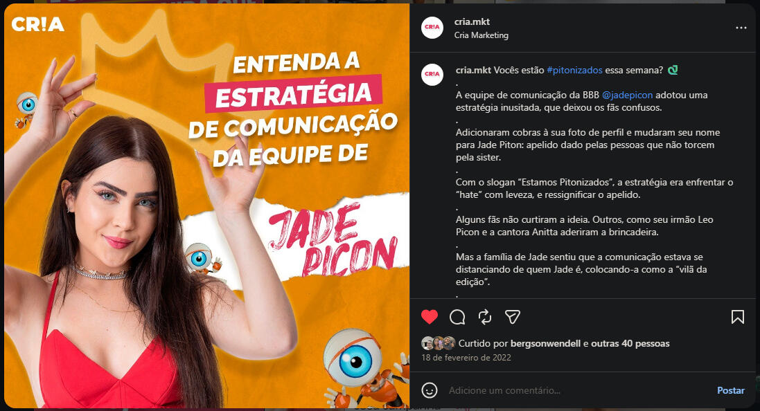 Criação de Conteúdo (link)